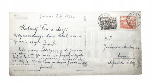 POZNAŃ - BIBLIOTEKA RACZYŃSKICH 1963
