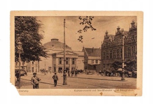 GDAŃSK - TARG WĘGLOWY, TEATR, pocz. XX w.