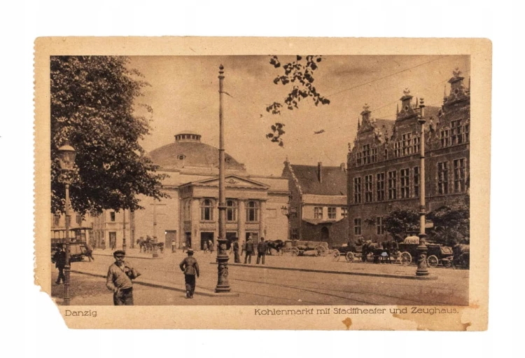 GDAŃSK - TARG WĘGLOWY, TEATR, pocz. XX w.