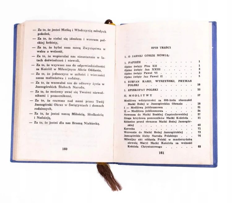 KSIĄŻKA MODLITWY DO MATKI BOŻEJ JASNOGÓRSKIEJ 1982