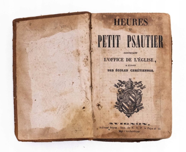 STARY FRANCUSKI PSAŁTERZ 1839