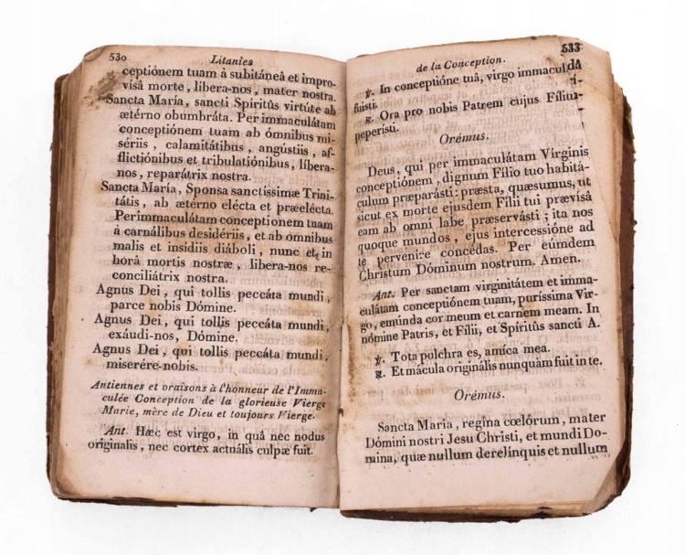 STARY FRANCUSKI PSAŁTERZ 1839
