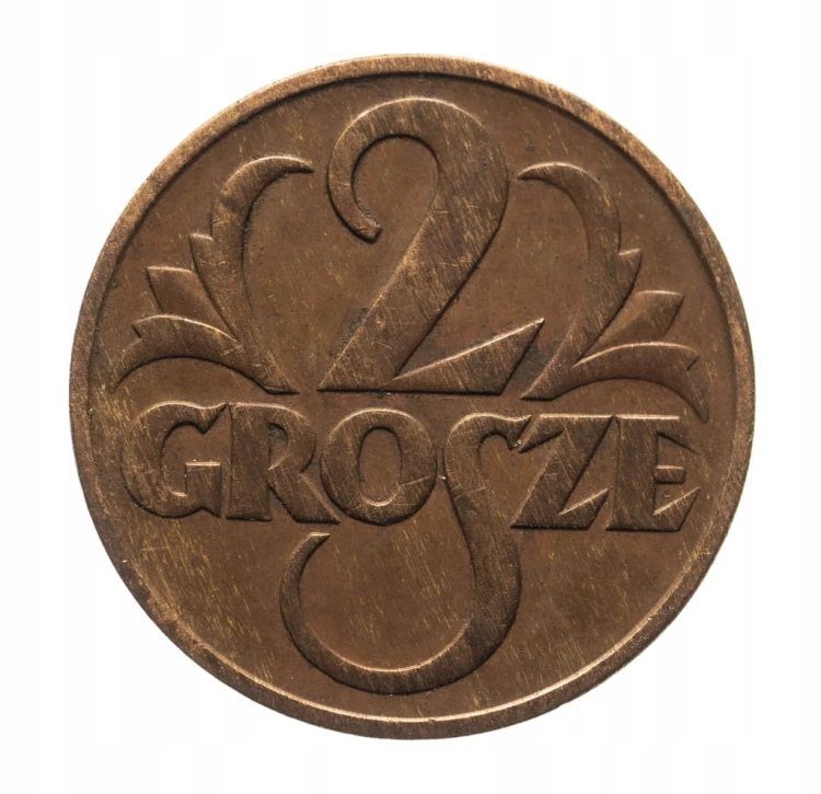2 grosze 1938, Warszawa. st.3+