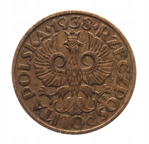 2 grosze 1938, Warszawa. st.3+