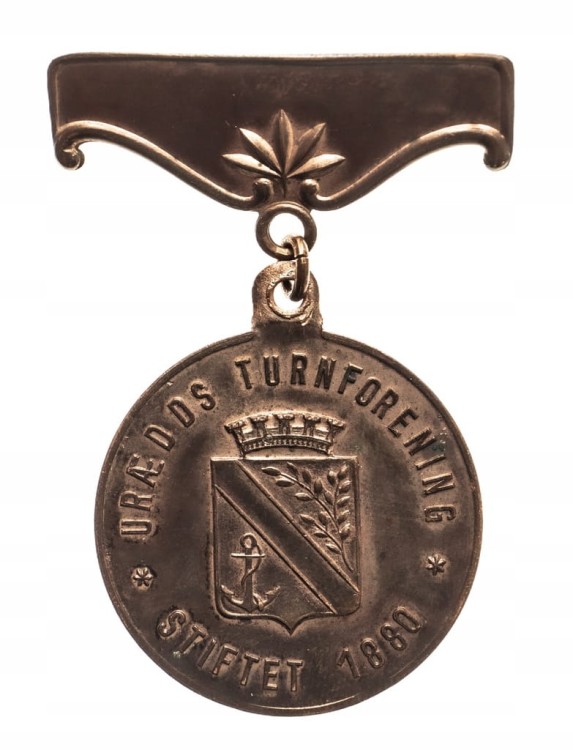 ODZNAKA MEDAL GIMNASTYKA NORWEGIA 1946