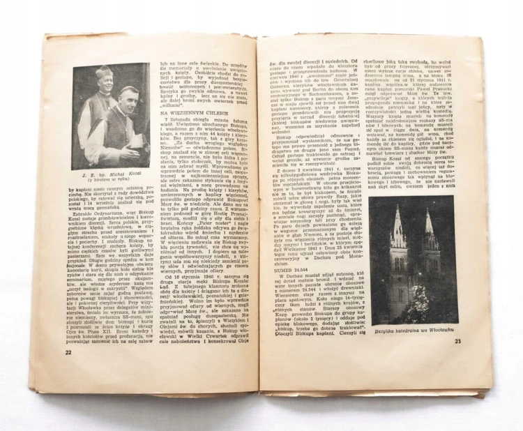 STARA KSIĄŻKA, CZASOPISMO - KALENDARZ RYCERZA NIEPOKALANEJ ROK 1946