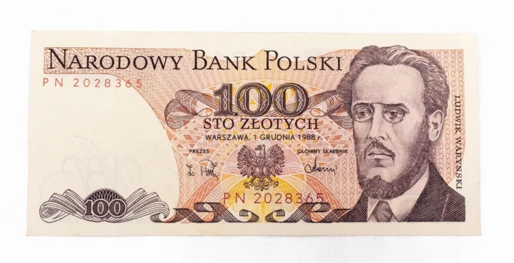 100 ZŁOTYCH 1.12.1988, seria PN. st.1-