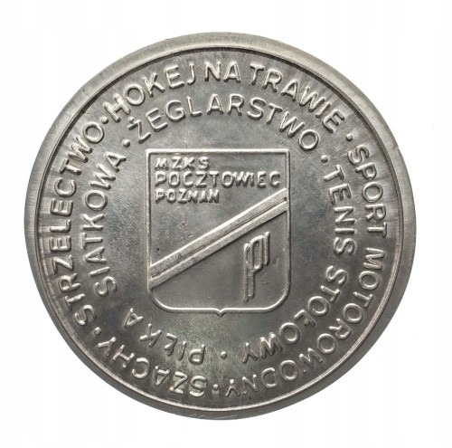 MEDAL 50 LAT MZKS POCZTOWIEC POZNAŃ 1982