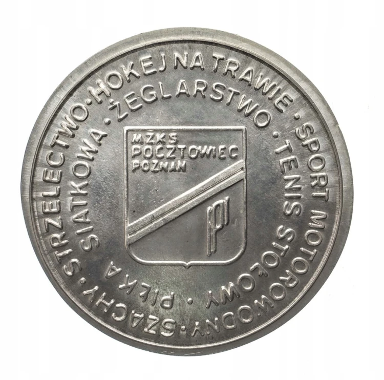 MEDAL 50 LAT MZKS POCZTOWIEC POZNAŃ 1982