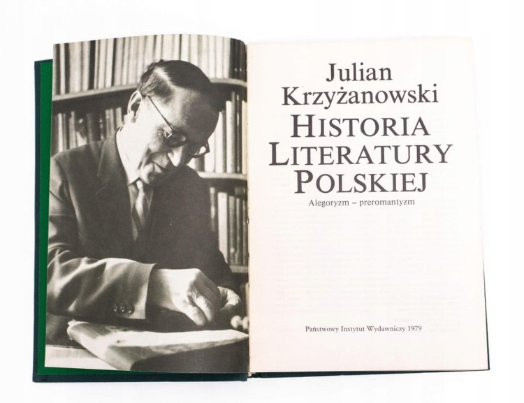 STARA KSIĄŻKA HISTORIA LITERATURY POLSKIEJ 1979