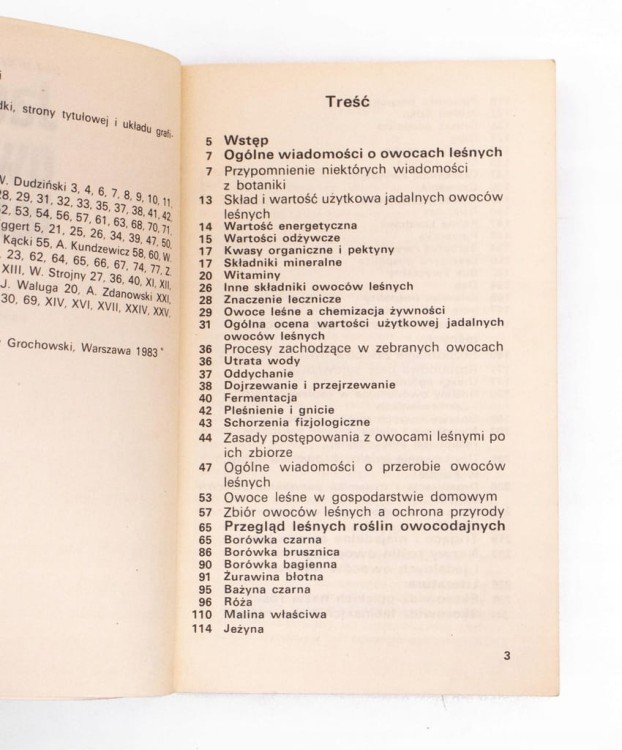 STARA KSIĄŻKA JADALNE OWOCE LEŚNE 1983