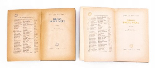 STARA KSIĄŻKA DROGA PRZEZ MĘKĘ TOMY I - II 1962