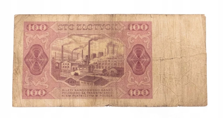100 ZŁOTYCH 1948 seria DA st.4/5