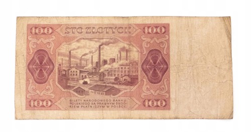 100 ZŁOTYCH 1948 seria CM st.4/5