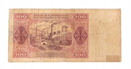 100 ZŁOTYCH 1948 seria CP st.4/5