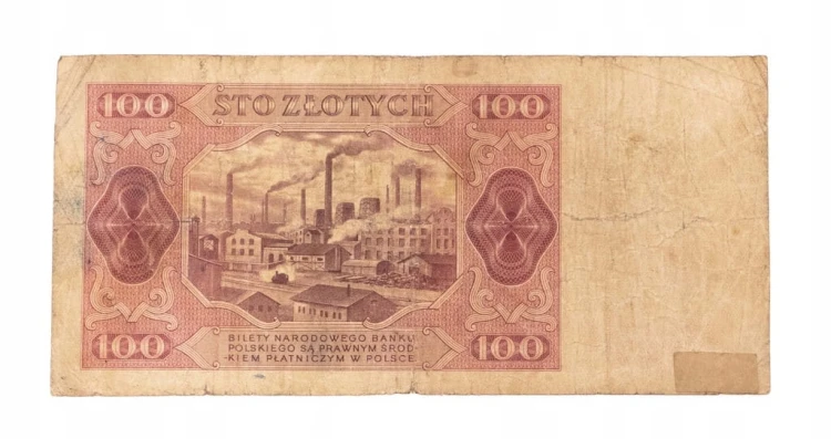 100 ZŁOTYCH 1948 seria CP st.4/5