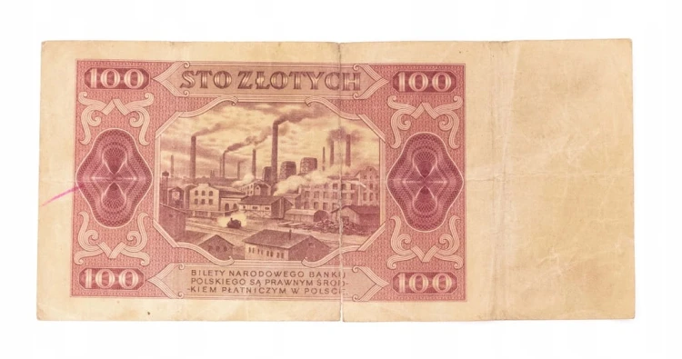 100 ZŁOTYCH 1948 seria CY st.5