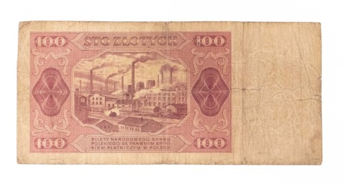 100 ZŁOTYCH 1948 seria CP st.4/5