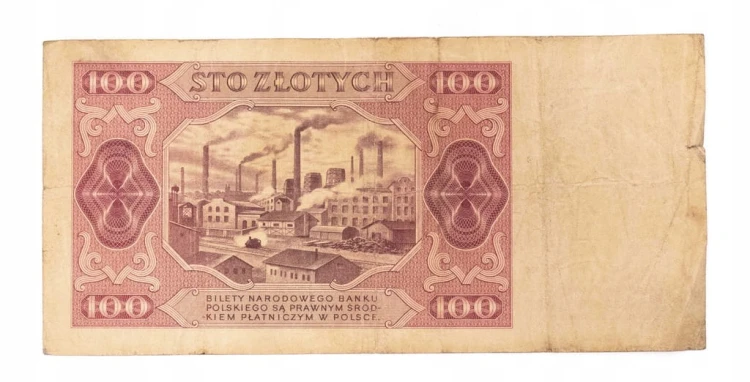 100 ZŁOTYCH 1948 seria DP st.4/5