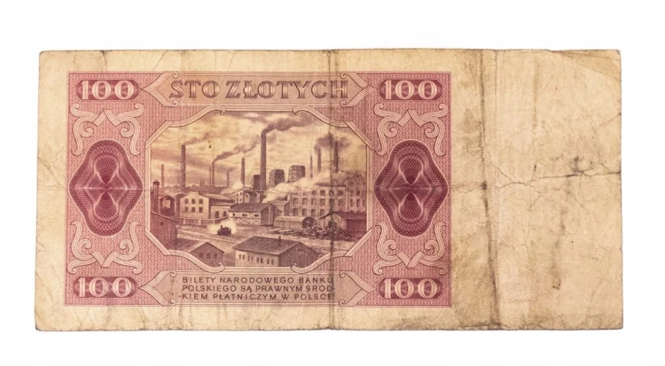 100 ZŁOTYCH 1948 seria DU st.4/5