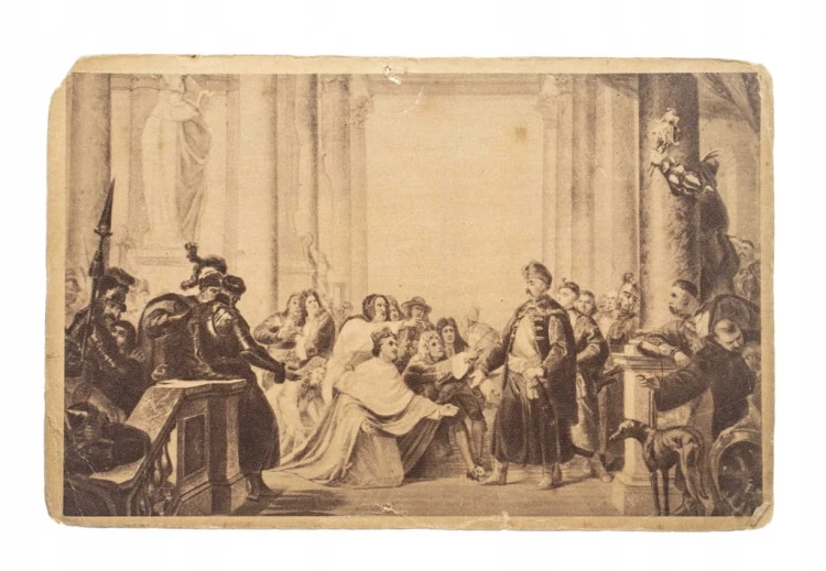 POCZTÓWKA PAŁAC W WILANOWIE, JAN III l. 30