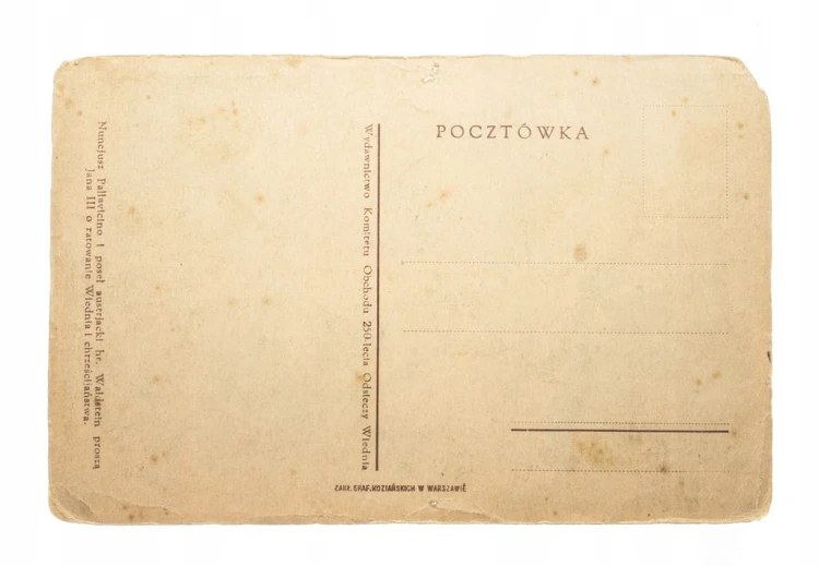 POCZTÓWKA PAŁAC W WILANOWIE, JAN III l. 30