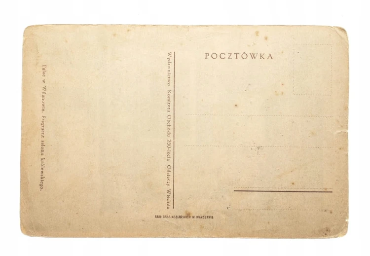 POCZTÓWKA PAŁAC W WILANOWIE l. 30