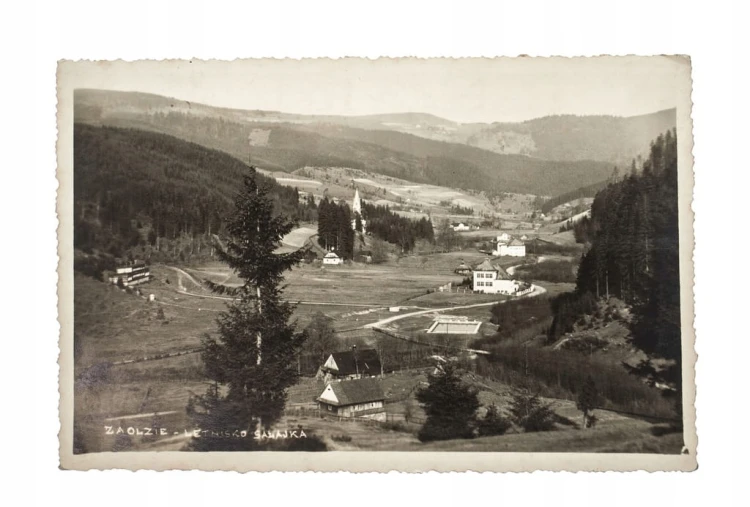 POCZTÓWKA ZAOLZIE - LETNISKO SAŁAJKA 1938
