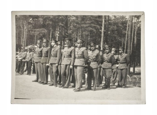 STARA FOTOGRAFIA WOJSKO POLSKIE NA PLACU LWP