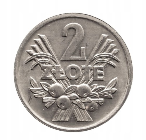 PRL (1944-1989), 2 złote 1974 Jagody, Warszawa