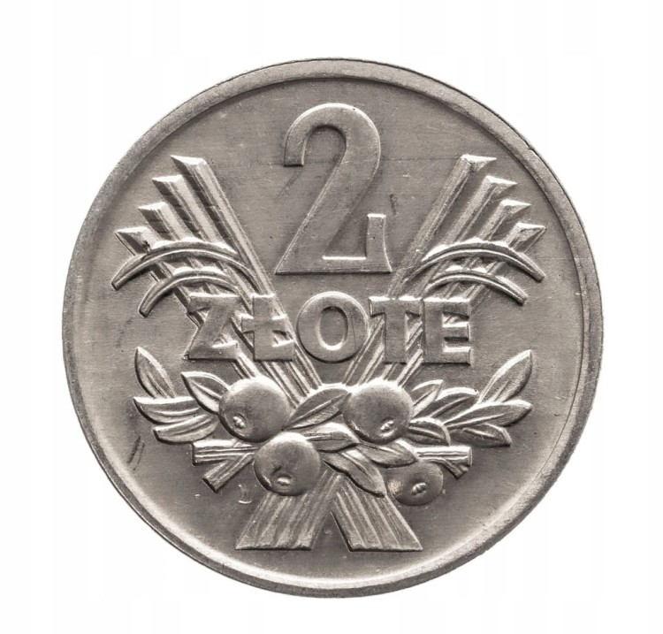 PRL (1944-1989), 2 złote 1974 Jagody, Warszawa