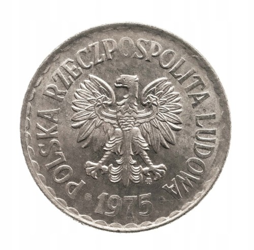 PRL (1944-1989), 1 złoty 1975, Warszawa