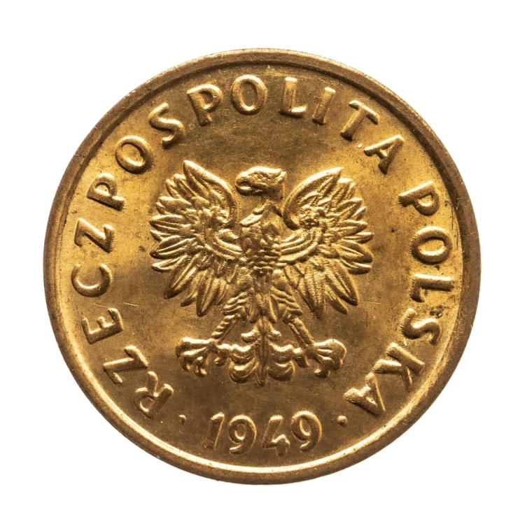 PRL (1944-1989), 5 groszy 1949 brąz