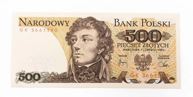 500 ZŁOTYCH 1.06.1982, seria GK. st.1-