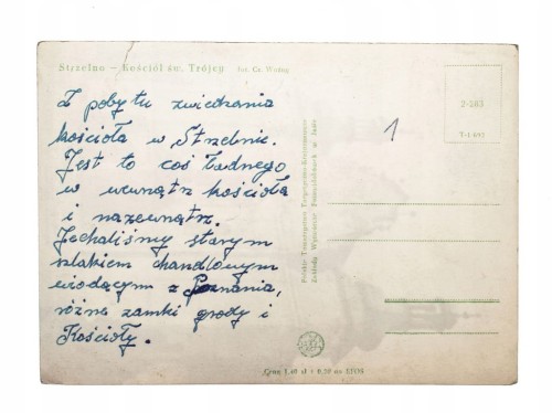 STRZELNO - KOŚCIÓŁ ŚW. TRÓJCY l. 60