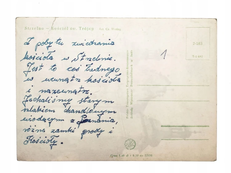 STRZELNO - KOŚCIÓŁ ŚW. TRÓJCY l. 60