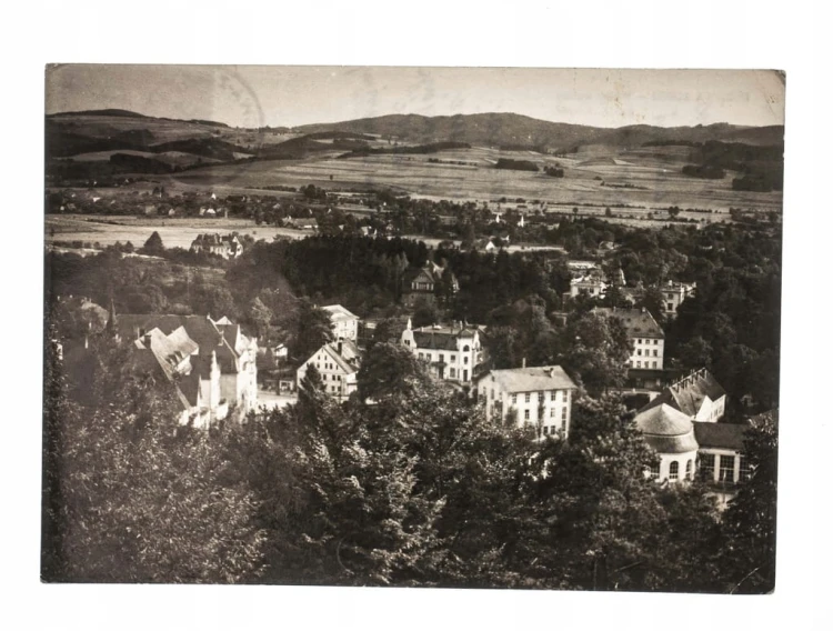 KUDOWA ZDRÓJ - PANORAMA, WIDOK OGÓLNY 1961