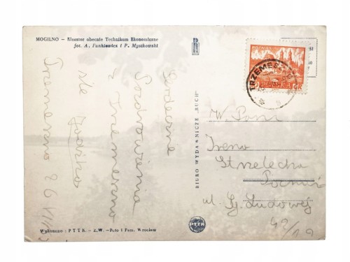 MOGILNO - KLASZTOR, TECHNIKUM EKONOMICZNE 1962