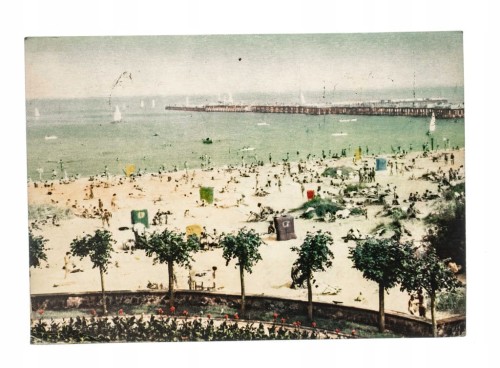 SOPOT - PLAŻA, MORZE 1964