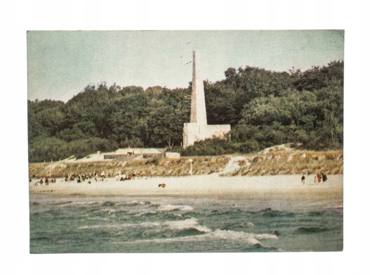 KOŁOBRZEG - POMNIK ZAŚLUBIN POLSKI Z MORZEM 1967