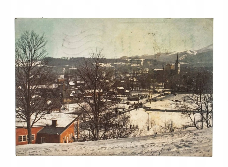 ZAKOPANE - PANORAMA, GÓRY 1968