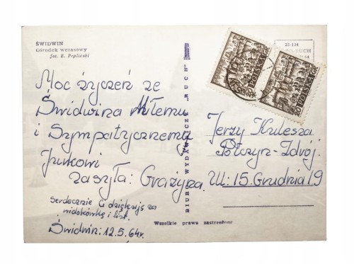 ŚWIDWIN - OŚRODEK WCZASOWY 1964