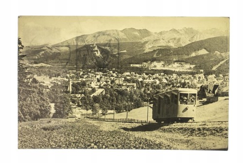 ZAKOPANE - KOLEJKA NA GUBAŁÓWKĘ 1967