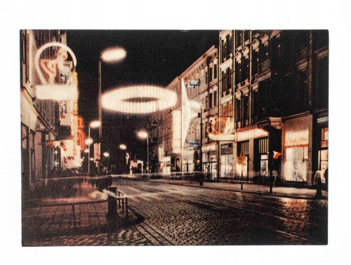 POZNAŃ - ULICA CZERWONEJ ARMII, NEONY l. 60