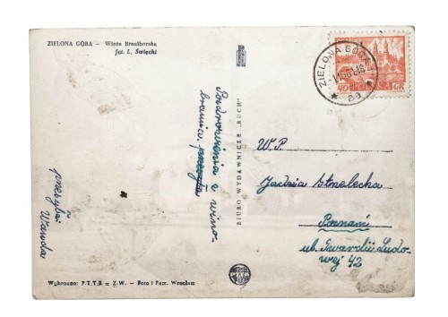 ZIELONA GÓRA - WIEŻA BRANIBORSKA 1961