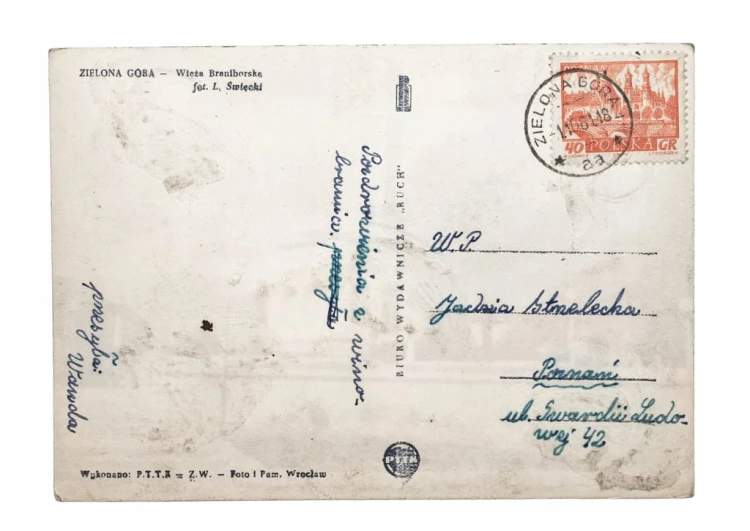 ZIELONA GÓRA - WIEŻA BRANIBORSKA 1961