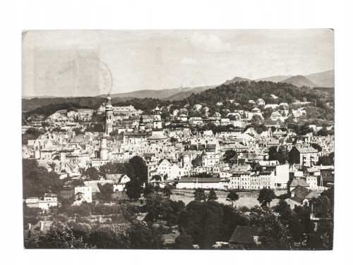 JELENIA GÓRA - WIDOK OGÓLNY, PANORAMA 1968