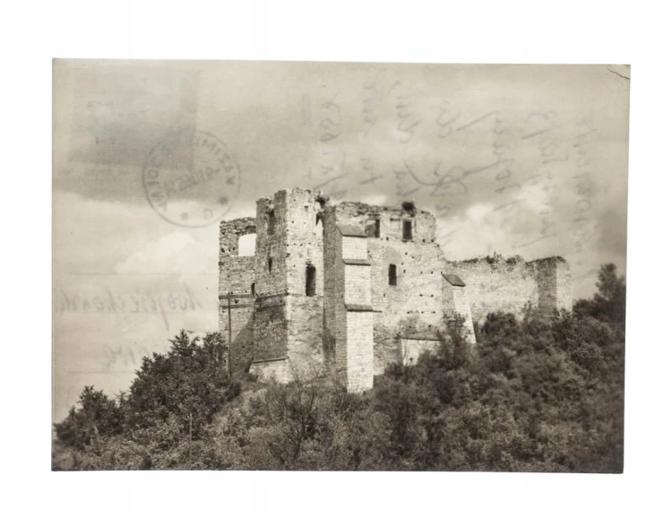 KAZIMIERZ DOLNY - RUINY ZAMKU K. WIELGIEGO 1965
