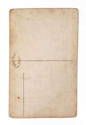 STARA FOTOGRAFIA - MŁODY MĘŻCZYZNA, ATELIER TRANDO, INOWROCŁAW II RP