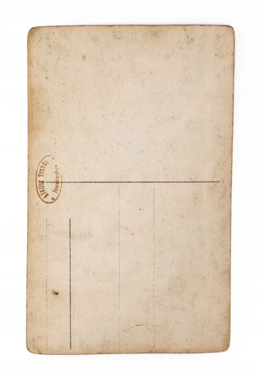 STARA FOTOGRAFIA - MŁODY MĘŻCZYZNA, ATELIER TRANDO, INOWROCŁAW II RP